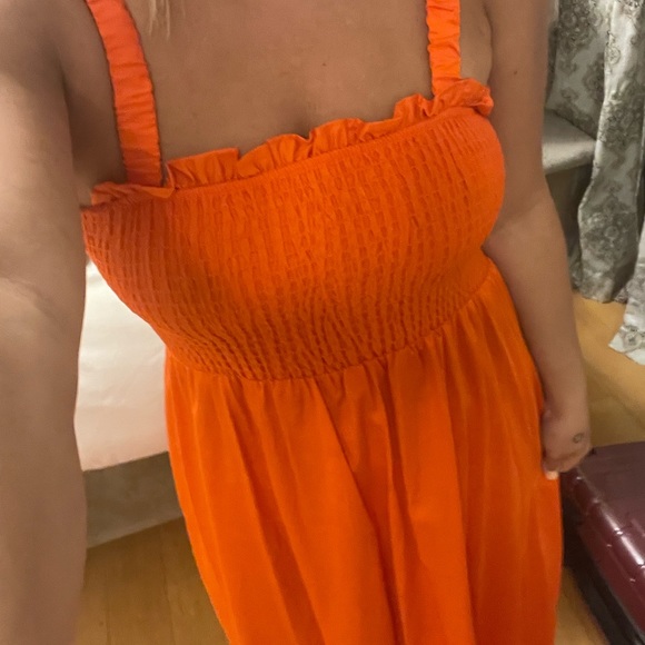 Orange long dress - Picture 8 of 8